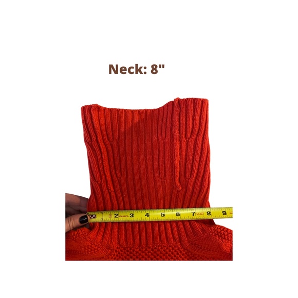 Gap Ruby Red Turtleneck Sweater - XS - Picture 9 of 10